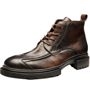 Botas de Senderismo Casuales para Hombre, Estilo Chukka, Talla Grande, a la Moda, con Plataforma Impermeable, Suaves, para Otoño - Product Image 1