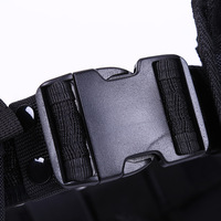 Ceinture tactique modulaire 10 en 1 en nylon 1680D avec boucle à dégagement rapide en plastique pour agent de sécurité