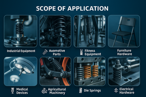 Resortes de Compresión de Acero Inoxidable con Gancho en G, Acoplamiento de Compresión, Forma de Piruleta, Resorte de Flexión Brillante, Anti-Fatiga - Product Image 5