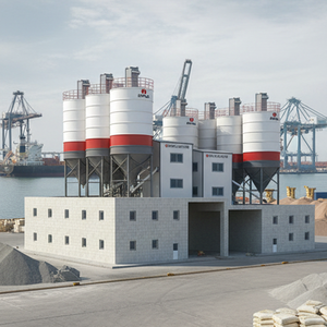 Mini Planta Mezcladora de Concreto de 50 a 150 M3/h, Autocargable de 60m3, Precio de Planta Mezcladora Autocargable - Product Image 2