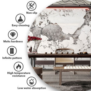 1600*3200 <span class=keywords><strong>Pandora</strong></span> azulejos de piedra sinterizada losa de pared esmaltada Patagonia granito mármol piedra mirada mesa de comedor losas de encimera - Product Image 4