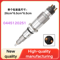 Nouvel injecteur diesel 0445120251 pour moteur de camion BO SH à rampe commune haute pression, assemblage en acier inoxydable, pièce OEM