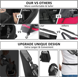 Muestra gratis al aire libre Tote para cachorros pequeños que viajan para mascotas Carrie Cat Dog Carrier Bag Pet Sling Carrier Bag - Product Image 6