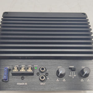 Vente directe de caisson de basses actif pour voiture de 10/8 pouces avec une puissance de 1200 W, système de sonorisation puissant dans une boîte en bois pour voitures - Product Image 4