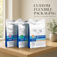 Sachet Doypack Personnalisable pour Aliments pour Animaux – Haute Barrière, Résistant aux Déchirures, Refermable, pour Croquettes Chien et Chat