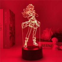 Lampe de Table de veilleuse 3D de jeu Genshin Impact Anime
