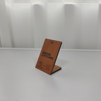 Plaque personnalisée en tilleul avec logo et évaluation Google, étoiles gravées, signalisation NFC (144 octets) pour comptoir de restaurant, café, magasin