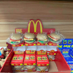 Juguete Antiestrés de Simulación con Forma de Hamburguesa, Juguete Blando de TPR para Aliviar el Estrés, para Niños y Adultos, con Forma de Comida - Product Image 4