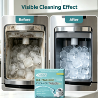 Solution d'entretien essentielle pour un résultat professionnel, glace cristalline et pure, nettoyant pour machine à glaçons