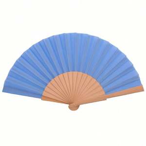 Abanico Plegable de Bambú con Impresión Personalizada, Logotipo Personalizado para Mujeres/Hombres, Accesorios para Fiestas y Festivales, Pintado - Product Image 4