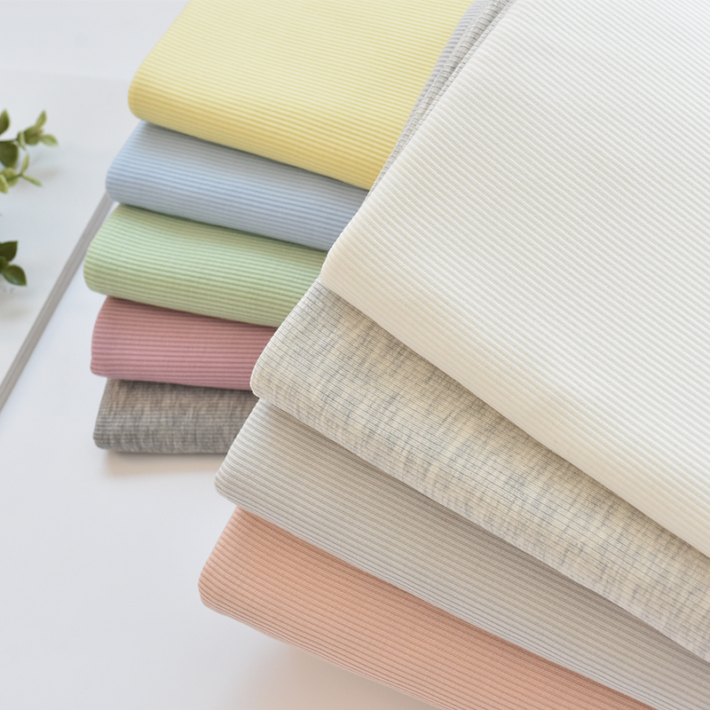 Популярная футболка, ткань, эластичная удобная ткань, нижнее белье, разные цвета, вискоза, спандекс, трикотажная ткань в рубчик для футболки