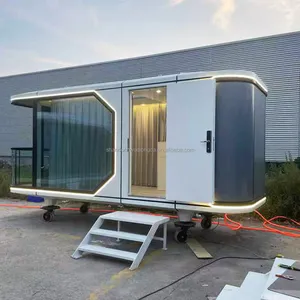 Mini Modular House Hotel Portacabin Intelligent Prefab Space Capsule House
