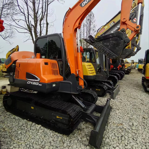 Excavatrice hydraulique Doosan DX60 d'occasion de 6 tonnes, modèle 2022, engrenages et pompe testés et inspectés, prix bas - Product Image 1