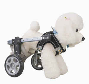 Adjustable Pet Mobility Aid Dog <b>Walker</b> Wheel Chair Harness 4 Wheels Aluminum Alloy All-Season Travel Helper for Dogs - Product Image 1