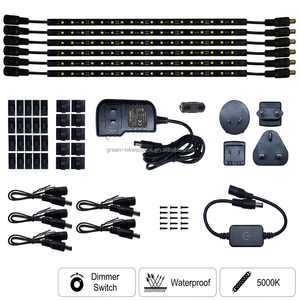 Nuovo Kit di Illuminazione <span class=keywords><strong>LED</strong></span> Moderno Personalizzabile con Interruttore Dimmer, <span class=keywords><strong>Barre</strong></span> Luminose 5000K da Parete per Armadi, Cassaforti, Guardaroba, Cucina - Product Image 2