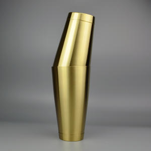 Pistolet en métal Noir Or Rose Or En Acier Inoxydable <span class=keywords><strong>Pro</strong></span> Boston Shaker 2 Piece18oz et 28oz Martini Boire Shaker Kit pour Barman - Product Image 5