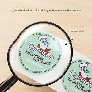 Etiqueta Adhesiva de Seguridad para Bolsas de Papel Kraft Ecológicas para Alimentos, Personalizadas, para Comida para Llevar, para Bolsas de Entrega de Comida Rápida - Product Image 4