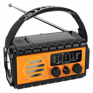 20000mAh Noodradio Radio DE EMERGENCIA recargable Manivela Am Fm SW WB Radio meteorológica Banco de energía solar Radio Led Linterna - Product Image 1