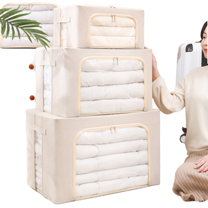 24L biểu tượng tùy chỉnh vải không dệt cổ điển có thể gập lại đa chức năng quần áo tổ chức hình chữ nhật hình dạng lưu trữ nhà hộp - Product Image 6