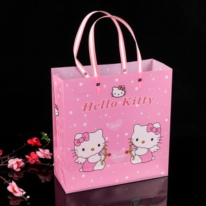 Factory Custom Hot Sale Pvc <b>Plastic</b> Shopping <b>Tote</b> Bag Button Bag Packaging Bag - Product Image 4