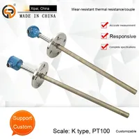 CEOPA XP-36 Thermocouple de première et deuxième génération résistant à l'usure pour centrales électriques, type K, 0-1200 degrés, IP67, en acier inoxydable
