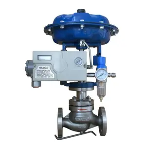 4-20ma T86-B Stainless Steel Series Pneumatic Diaphragm Single Seated Fluorine Lining Control Valve