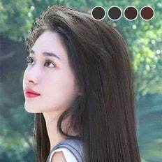 Pix lunghi 60cm di tessuto bagnato crespato dritto vietnamita capelli Remy 1B colore di grado 10A Pre-incollato con ponte stretto - Product Image 1