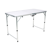 Table pliante rectangulaire blanche d'extérieur avec structure en aluminium, chaise de banquet en plastique pour jardin, salle à manger, événements, utilisation intérieure et extérieure