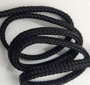 Cordon en <span class=keywords><strong>nylon</strong></span> tressé blanc, rouge et noir de 5 mm, cordon d'emballage - Product Image 3