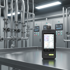 Analisador de Gás <span class=keywords><strong>CO2</strong></span> Portátil SKZ1050E-<span class=keywords><strong>CO2</strong></span> para Uso Doméstico com Alarme Sonoro, Alta Precisão, Construção em Metal e Plástico, Sensor Inteligente de Vazamento - Product Image 3