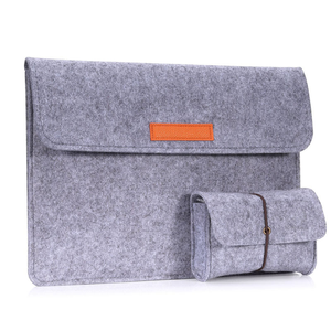 Sac pour ordinateur portable en feutre compatible <span class=keywords><strong>MacBook</strong></span> Air/Pro au <span class=keywords><strong>prix</strong></span> de gros sac avec poche <span class=keywords><strong>petit</strong></span> sac de rangement - Product Image 3