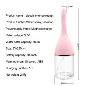 Irrigador de Enema Eléctrico, Irrigador <span class=keywords><strong>Intestinal</strong></span> Portátil Inteligente con Control de Presión <span class=keywords><strong>para</strong></span> el Hogar - Product Image 2