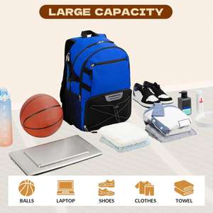 Multi-<b>Compartment</b> Large Capacity Gym <b>Backpack</b> <b>with</b> Spacious Shoe <b>Compartment</b> Exquisite Details and Water-Resistant Feature - Product Image 6