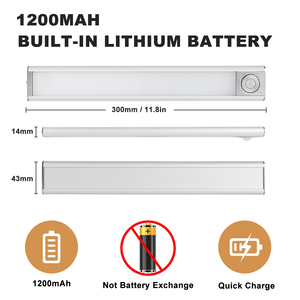 Vendita calda led sotto la luce dell'armadio 120v 9/16/24/32 pollici luce dell'armadio led likable in bianco freddo/luce calda - Product Image 4