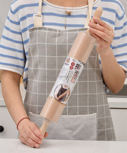 18 Inch Beech Wood Non-Stick <b>Rolling</b> <b>Pin</b> Cooking Tool Assesories - For Baking, Pizza, Pasta, Pie, Cookies, Pastry - Product Image 6