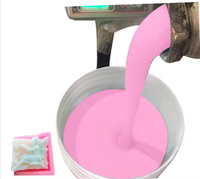 Caoutchouc de silicone liquide RTV-2 pour la fabrication de moules à savon, haute résistance à la déchirure, faible rétrécissement, silicone pour moules à savon faits à la main
