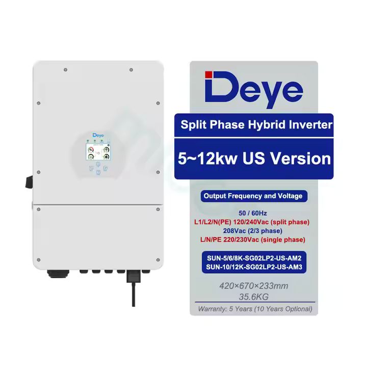 12kw hybrid solar inverter split phase