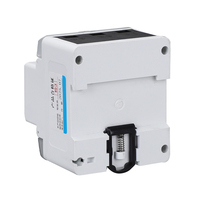 Medidor de Energía Inteligente Monofásico de 4 Polos para Riel DIN, RS485 Modbus WiFi, Monitor de Energía KWh, con Certificación CE, para Hogares y Sistemas Solares