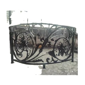 Diseño de escalera de hierro forjado barandilla de lujo de moda - Product Image 2