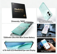 Nouveau vivo IQOO Z11x 2026 – Téléphone intelligent 5G pour le gaming avec écran EyeCare de 6,76 pouces, Android 16, batterie grande capacité de 7200 mAh et processeur Dimensity 7400