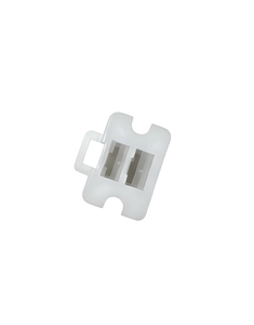 Carcasa de Conector Hembra para Motocicleta de Plástico Blanco (Tipo Serie RB) - Product Image 3