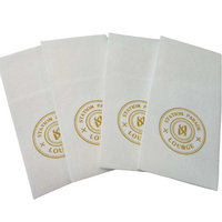 Serviettes Airlaid de qualité supérieure Serviettes personnalisées avec logo Serviettes en tissu jetables avec poche à couverts