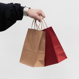 Bolsas de Papel Pequeñas con Logotipo Personalizado al por Mayor para Pequeñas Empresas, Bolsas de Embalaje Recicladas para Compras al por Menor - Product Image 1