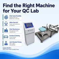 Machine d'essai de durabilité des roulettes de chaise de bureau HK-819, testeur d'usure à roulement BIFMA X5.1 pour laboratoire de meubles et contrôle qualité