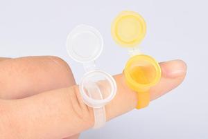 Anello di supporto adesivo con colla a pigmenti riutilizzabile di alta qualità con coperchi per la colorazione dell'estensione delle ciglia <span class=keywords><strong>Tatoo</strong></span> - Product Image 4