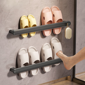 Support mural pour pantoufles Xinzao, en aluminium, sans perçage, pour salle de bain - Product Image 1