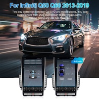 Écran tactile 12,1 pouces, autoradio GPS, lecteur DVD, écran Tesla vertical Android pour Infinity Q50 Q50L QX60 2013 2019