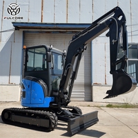 Harga Dealer FULCORE Pro Excavator Mini 3,8 Ton Mesin Yanmar Euro 5 EPA CE untuk Pertanian, Pengiriman Gratis
