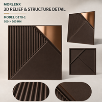 Panneaux muraux 3D modernes en PVC effet miroir à motif géométrique pour villas, appartements, chambres, hôtels, gymnases, hôpitaux et escaliers