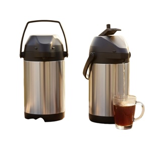 Termo Aislado de Grado Comercial de 2500 ml, Dispensador de Café y Té con Bomba, Acero Inoxidable Resistente para Cafetería y Restaurante - Product Image 3